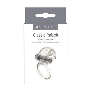 the rabbit cock ring is packaged in a package